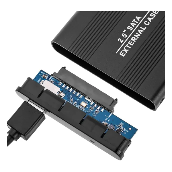 Coverzone 2,5 HDD Sata 3.0 - USB 3.0 - 5 Gbps Alüminyum İçin Harici Kasa Hdd635 - Görsel 3