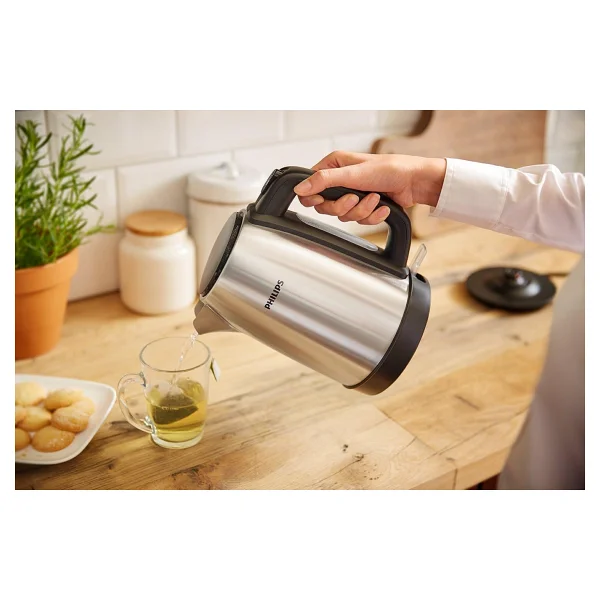 Philips Hd9350/90 Daily Collection 2200 W 1.7 Lt Çelik Kettle - Görsel 6