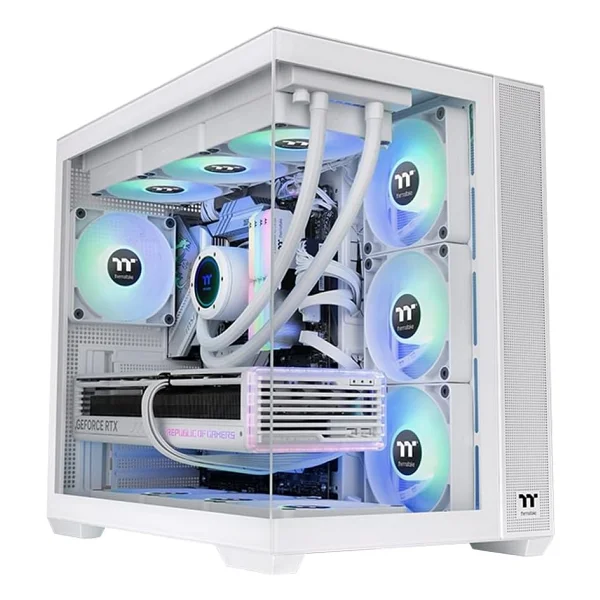 Thermaltake View 380 850w 80+ Gold Argb Usb 3.2 Beyaz Atx Mid Tower Kasa Ca-3z2-85m6we-00