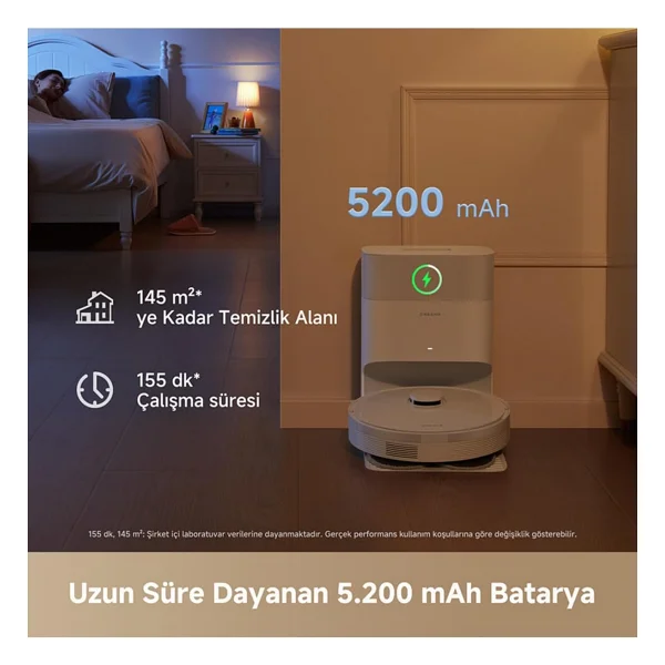 Dreame L40 Plus Çöp İstasyonlu Akıllı Robot Süpürge - Görsel 7