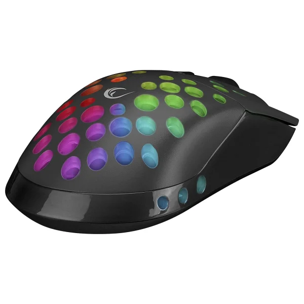 Rampage Smx-R66 Rocket Siyah RGB Makrolu Ergonomik Optik Kablolu Oyuncu Mouse - Görsel 5