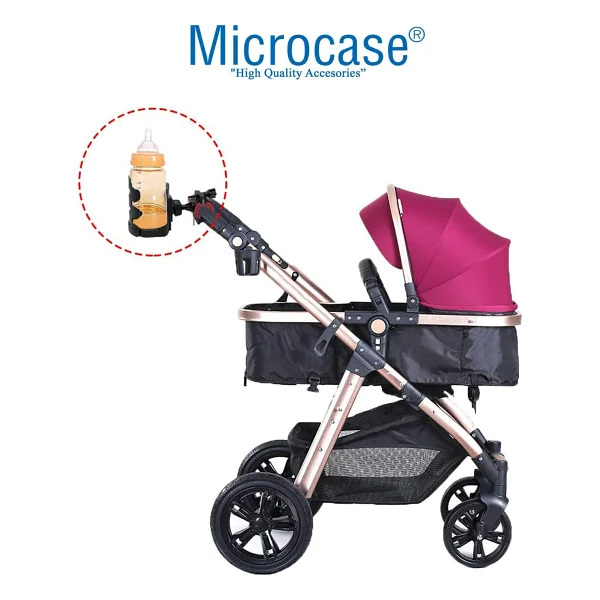 Microcase Motosiklet Bisiklet Bebek Arabası İçin Biberon Bardak Şişe Tutucu - Al3643 - Görsel 4