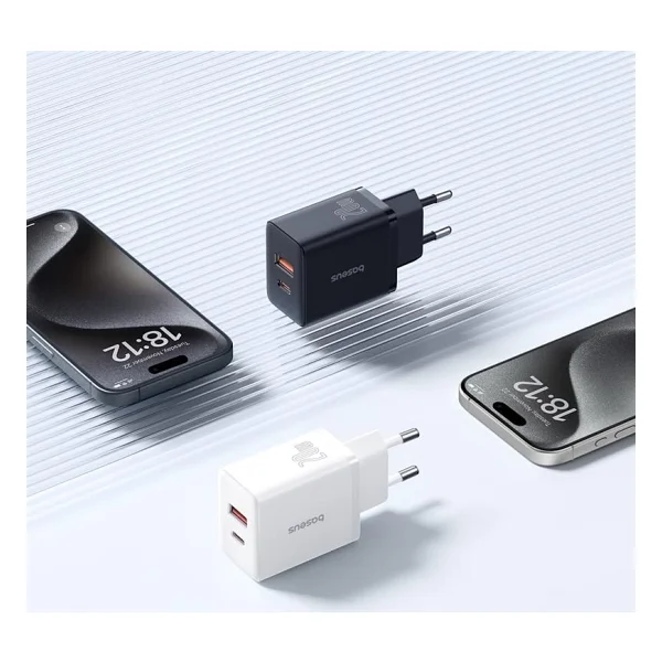 Baseus Cube 20 W Beyaz Hızlı Şarj Adaptörü - Görsel 6
