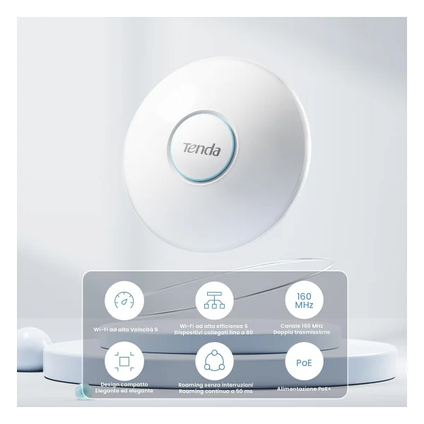 Tenda İ27 Ax3000 3000 Mbps Tavan Tipi Access Point - Görsel 2