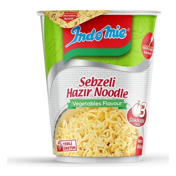 Indomie Bardak Tavuklu Noodle Koli 24'lü (60 Gr x 24 Adet) - Görsel 3