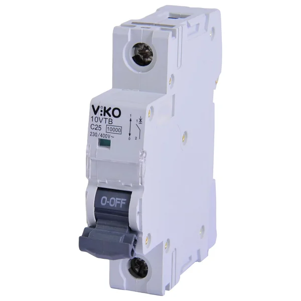 Viko 10vtb-1c25 Otomatik Sigorta 10ka C Tipi 1 Kutup 25a - Görsel 3