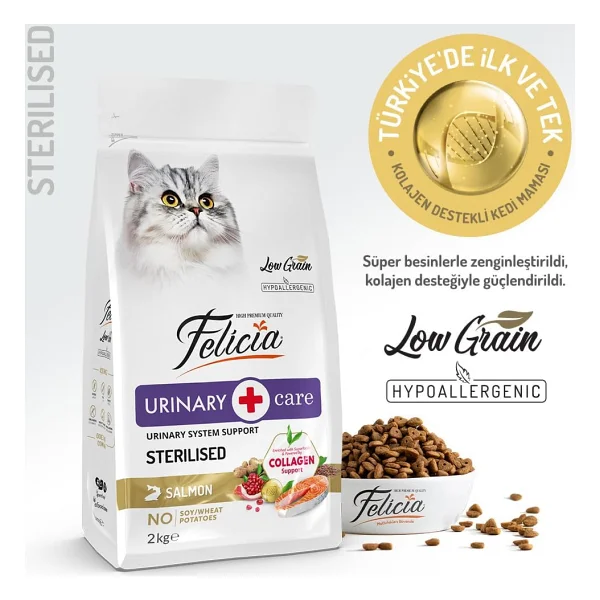 Felicia Somonlu 2 Kg Kısırlaştırılmış Yetişkin Kedi Maması - Görsel 10