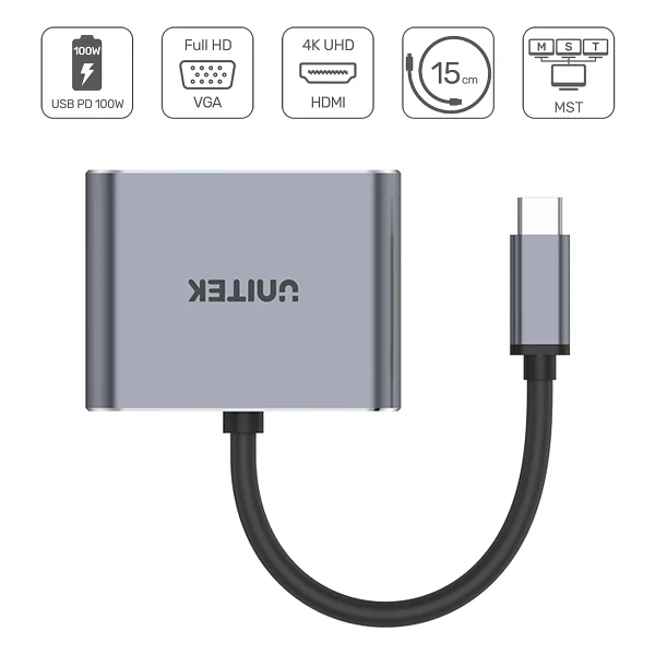 Unitek D1049A Laptop Docking Station - Görsel 4