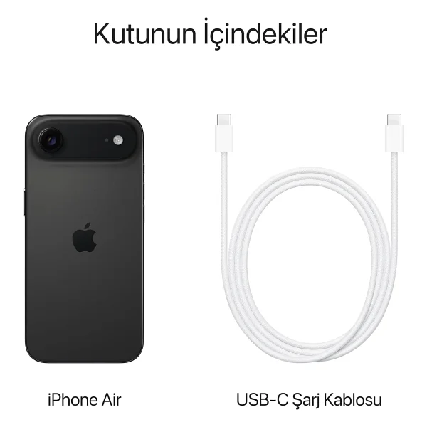 iPhone Air 256 GB Uzay Siyahı - Görsel 6