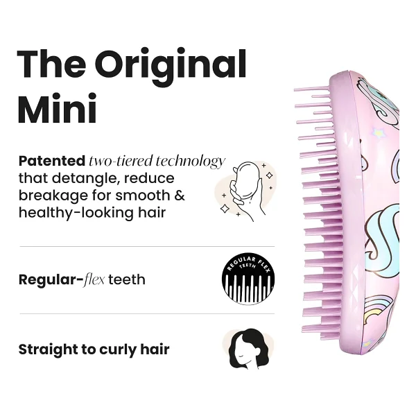 Tangle Teezer The Original Mini Rainbow Unicorn Çocuk Saç Fırçası - Görsel 9