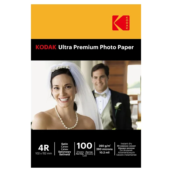 Kodak 260 Gr/M2 10x15(4r)-100 Adet Mat Fotoğraf Kağıdı - Görsel 2