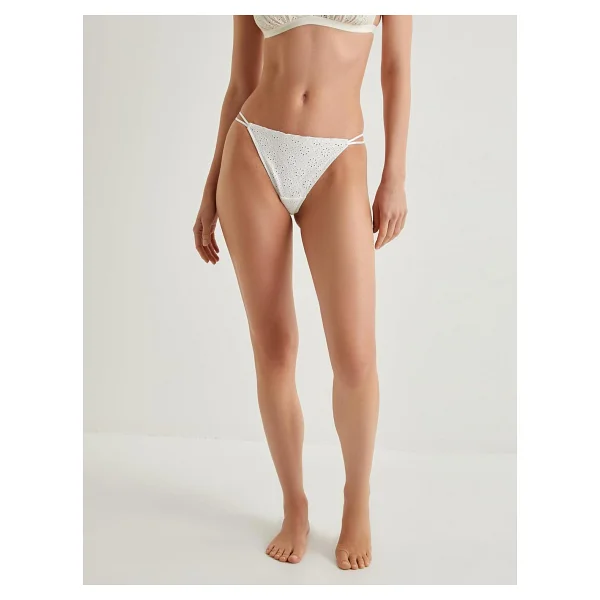 Koton Fisto String Külot Normal Bel Çift Biyeli - Görsel 3
