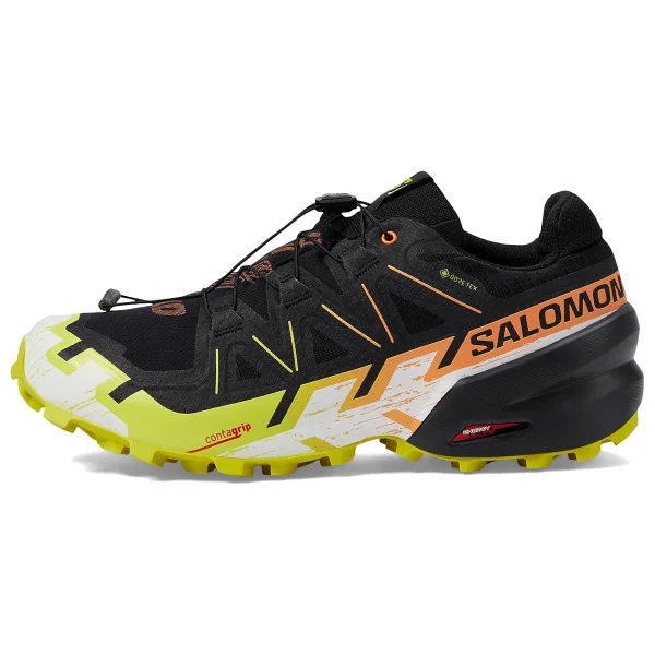 Salomon Speedcross 6 Gore-Tex L47465400 Siyah-Sarı Erkek Koşu Ayakkabısı - Görsel 6