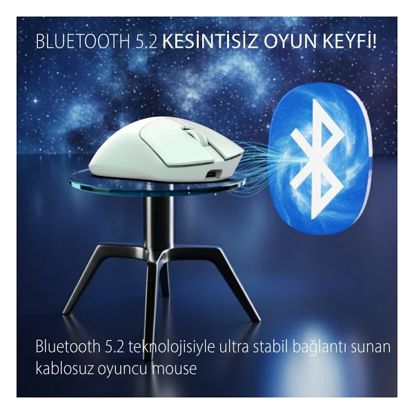 Inca Empousa Img-329mx RGB Şarjlı Kablolu/Kablosuz Lazer Oyuncu Mouse - Görsel 3