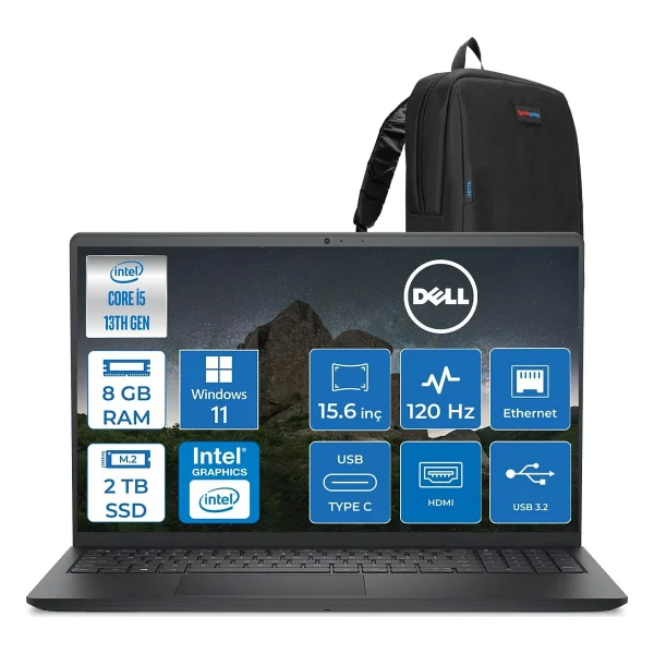 Dell Pro 15 Essential PV152501334 i5-1334U 8 GB 2 TB SSD Iris Xe Graphics 15.6