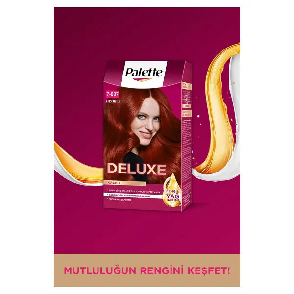 Palette Deluxe 7.887 Ateş Kızılı Saç Boyası - Görsel 8