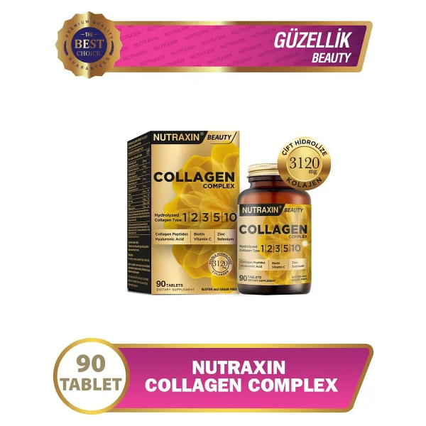 Nutraxin Collagen Complex 90 Tablet - Görsel 3
