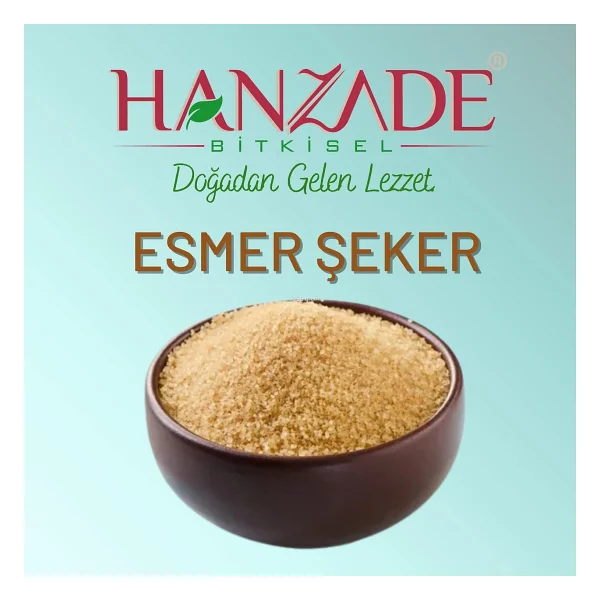 Hanzade Bitkisel Esmer Şeker Toz 5 Kg - Görsel 5