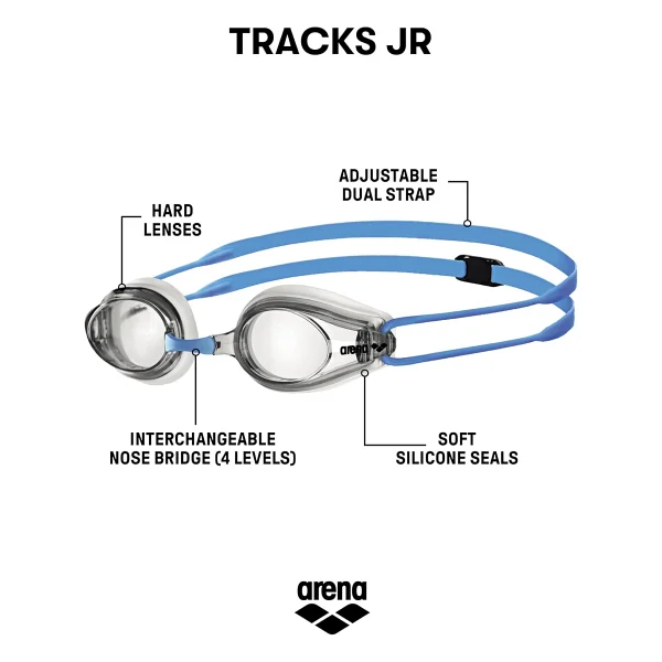 Arena Tracks 1e559 Aynalı Çocuk Yüzücü Gözlüğü - Görsel 2