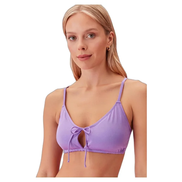 Suwen Bağcıklı Bralet Bikini Üst - Görsel 6