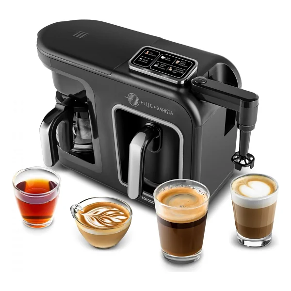 Karaca Hatır Plus Barista 6in1 Latte Cappuccino Ve Közde Türk Kahve Makinesi - Görsel 2