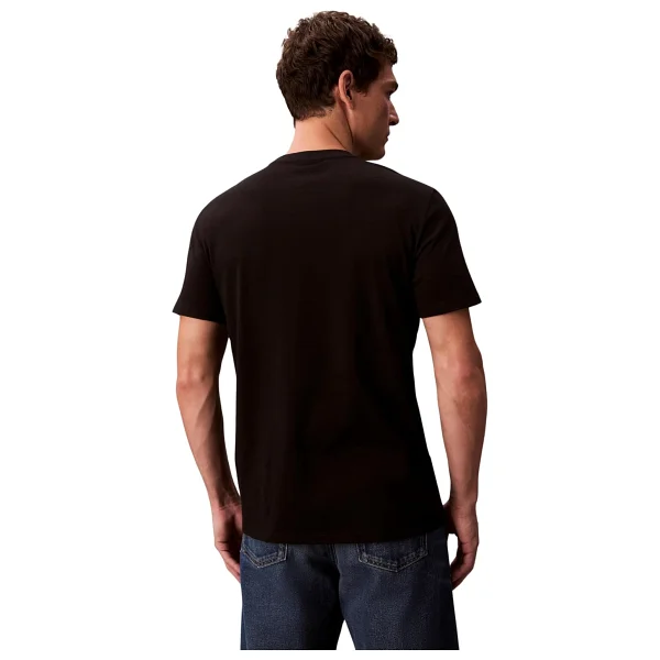 Calvin Klein Badge 30S Jersey Classic LV04RC272G Kısa Kollu Bisiklet Yaka Erkek Tişört - Görsel 2