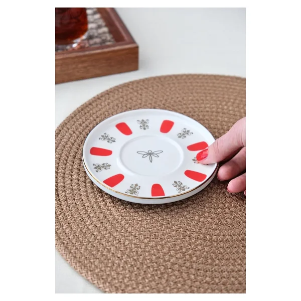 Tabak Evi Acem Zade 12.5 cm Çay Tabağı - Görsel 2