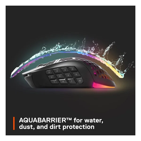 Steelseries Aerox 9 RGB Makrolu Şarjlı Optik Kablosuz Oyuncu Mouse - Görsel 8