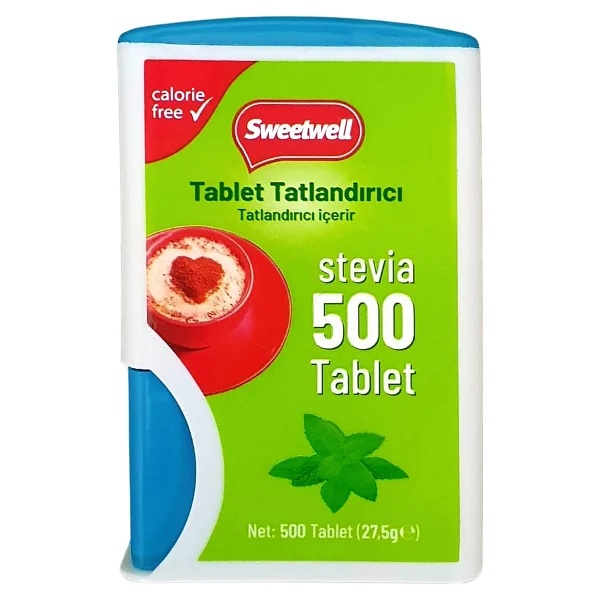 Sweetwell Stevia Sıfır Kalori Tatlandırıcı 500 Tablet - Görsel 7