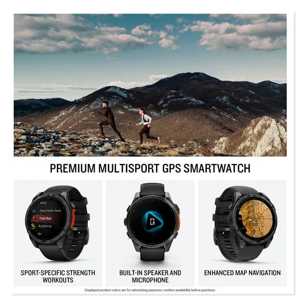 Garmin Fenix 8 47mm AMOLED Akıllı Saat - Görsel 3