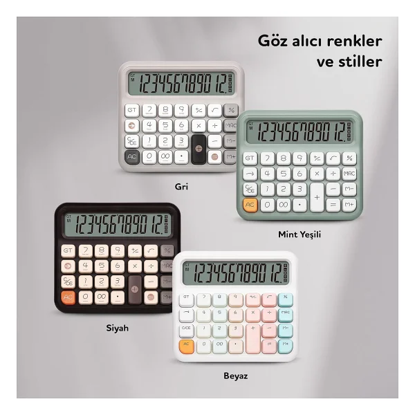 Daxi X-250 12 Haneli Hesap Makinesi - Görsel 8