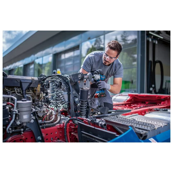 Bosch Gds 18v-450 PC Çift Akülü 4 Ah Darbeli Somun Sıkma Makinesi - Görsel 5