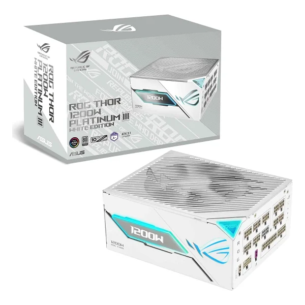 Asus ROG-Thor-1000P3 1000W 80+ Platinum Manyetik OLED Ekran Power Supply PCI-E 5.0 - Görsel 10