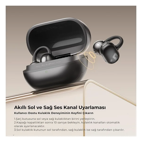 Soundpeats Pop Clip TWS Open Ear Bluetooth Kulaklık - Görsel 5
