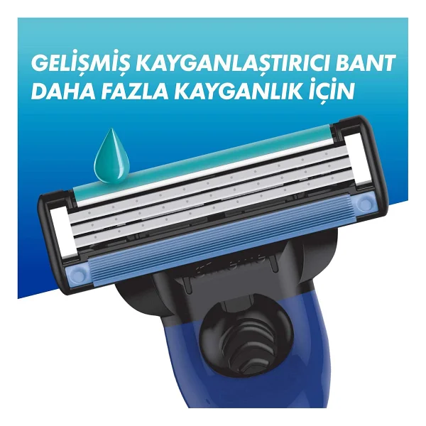 Gillette Mach3 Start 10'lu Yedek Tıraş Bıçağı - Görsel 5