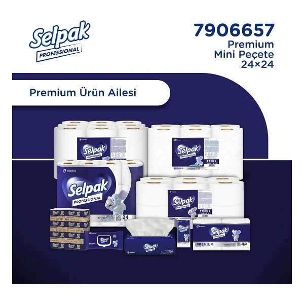Selpak Professional Peçete Mini 50 Yaprak 24'lü - Görsel 7
