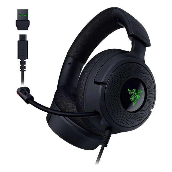 Razer Kraken V3 X Rz04-03750300-R3m1 RGB 7.1 USB Kablolu Kulak Üstü Oyuncu Kulaklığı - Görsel 9