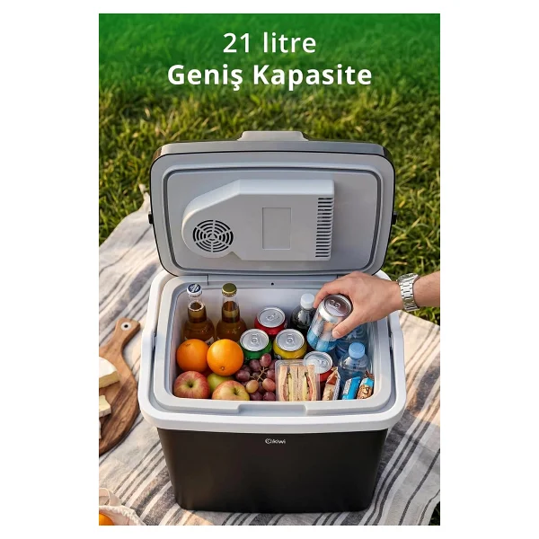 Kiwi Kım-4752 12 V 21 Lt Araç Buzdolabı - Görsel 4