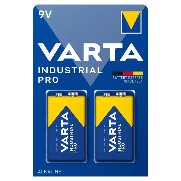Varta 4022 Endüstriyel 20'li 9v Alkalin Pil - Görsel 2