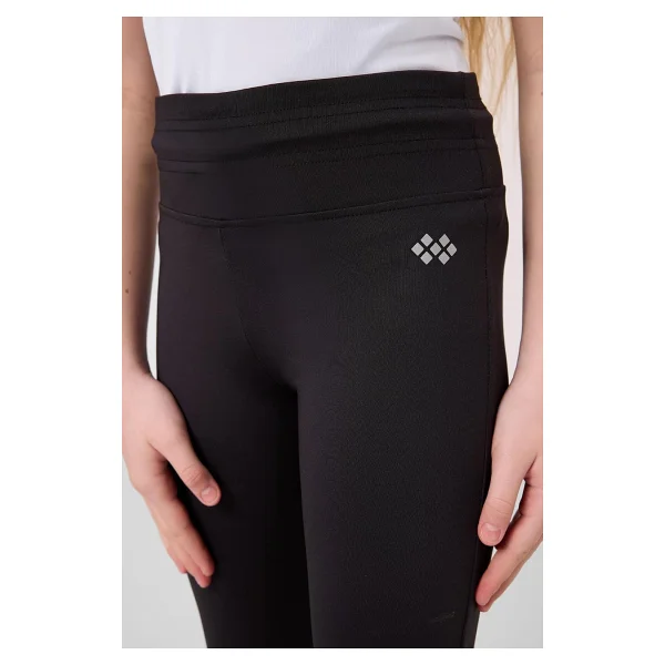 Siyah Esnek Standart Fit Basic Performans İspanyol Paça Kız Çocuk Tayt - 75193 - Görsel 4