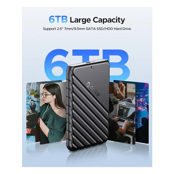 Orico 25pw1-U3-Bk USB 3.0 2.5" Harddisk Kutusu - Görsel 4