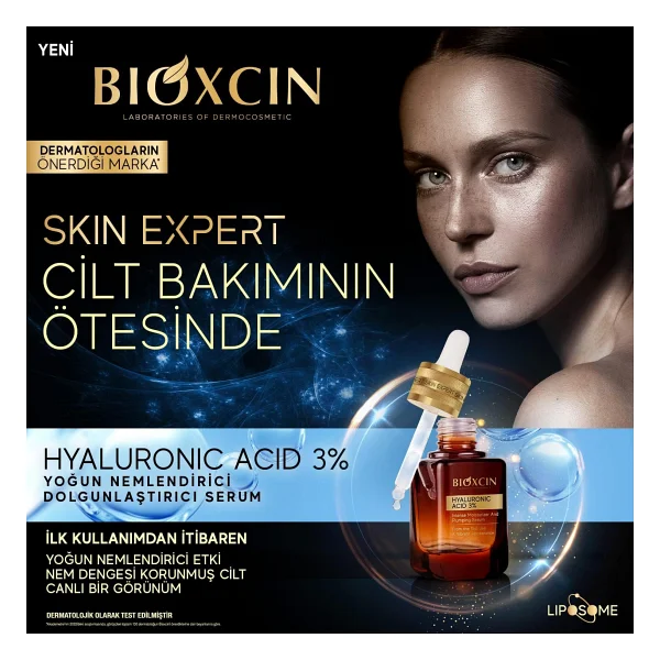 Bioxcin Yoğun Nemlendirici Dolgunlaştırıcı Hlaluronic Acid Serum 30 Ml - Görsel 3