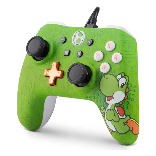 Nintendo Switch İçin Kablolu Powera Kontrol Cihazı - Yoshi, Gamepad, Oyun Kumandası, Kablolu Denetleyici, Resmi Lisanslı - Görsel 6