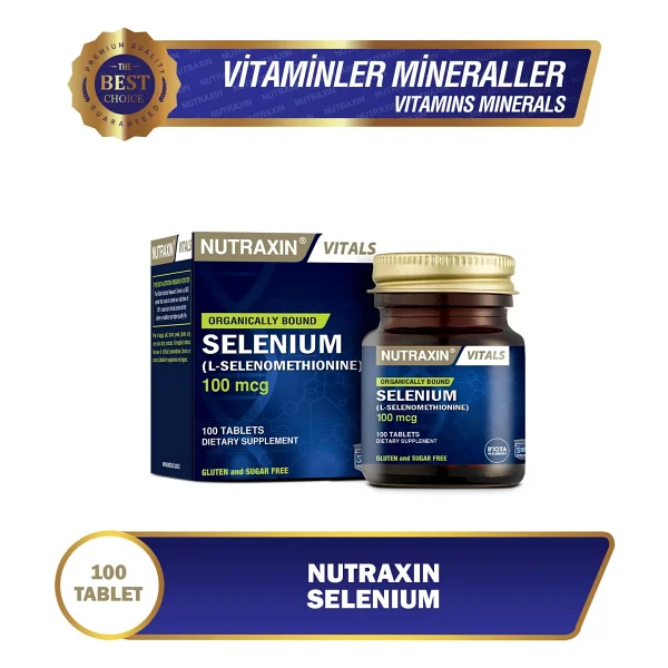 Nutraxin Selenium 100 mcg 100 Tablet - Görsel 2