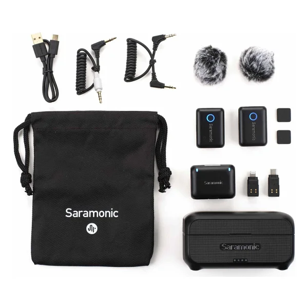 Saramonic Blink 500 B2 Plus 2'li Kablosuz Yaka Mikrofonu - Görsel 3