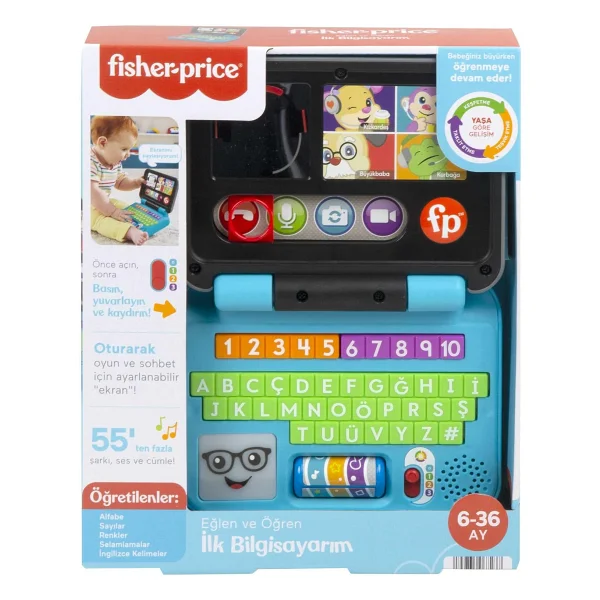 Fisher Price Eğlen Ve Öğren İlk Bilgisayarım Hhh08 - Görsel 6