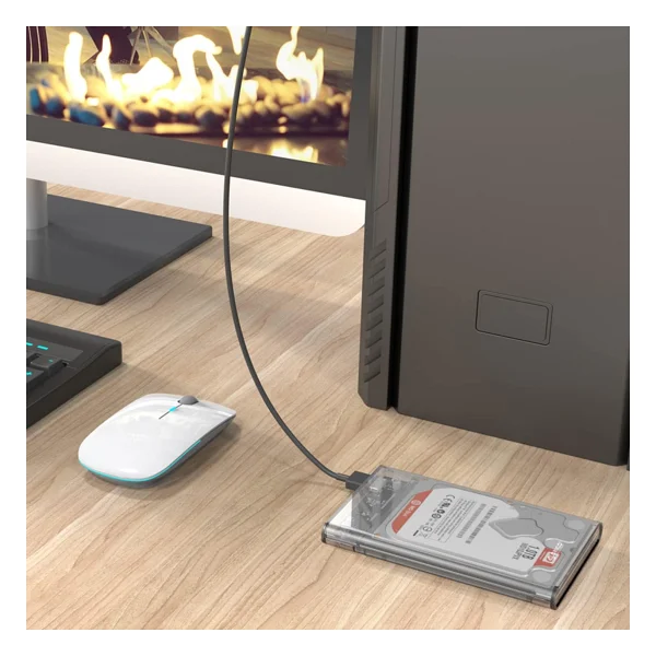Orico USB 3.0 Micro B Şeffaf 2.5" İnch Sata SSD Hard Disk Kutusu - Görsel 3