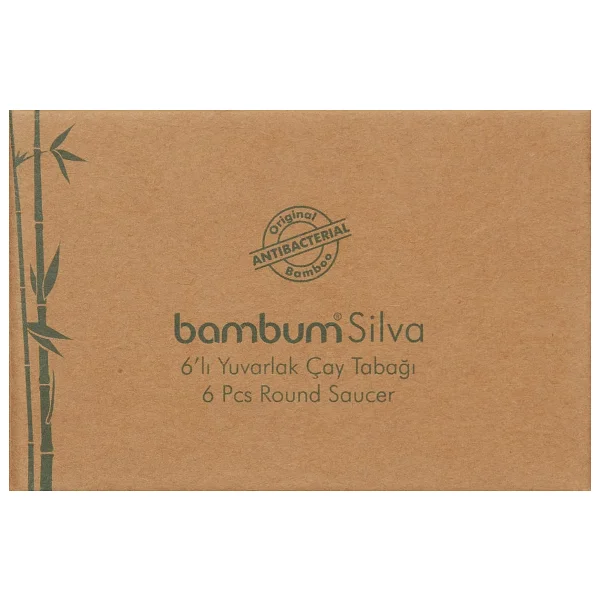 Bambum B0134 Silva Fix 6'lı Yuvarlak Çay Tabağı - Görsel 5