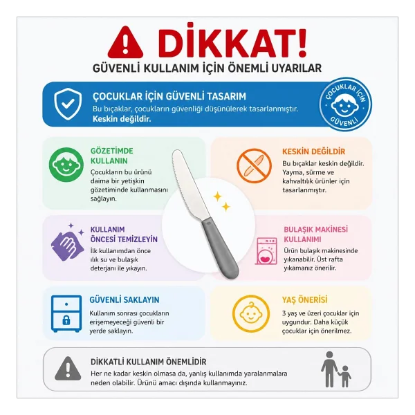 6'lı Paslanmaz Çelik Mini Kahvaltı, Tereyağı Ve Krem Sürme Bıçağı Seti - Yayma Ve Süsleme İçin Pratik Mutfak Bıçağı Takımı (Pembe) - Görsel 8