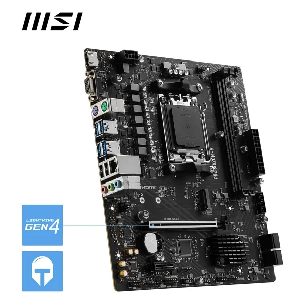 MSI Pro A620M-B AMD AM5 DDR5 Micro ATX Anakart - Görsel 5